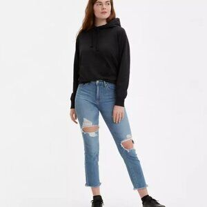 Levi's 724 High Rise Slim Straight Crop Jeans